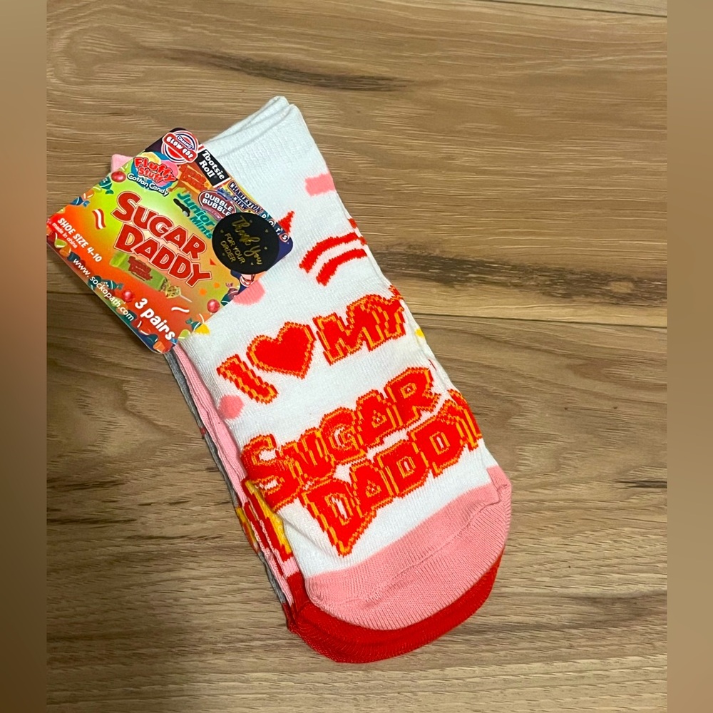 I love my sugar daddy socks